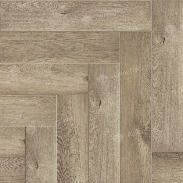SPC ламинат Alpine Floor Parquet Light ЕСО 13-5 Дуб Натуральный Отбеленный